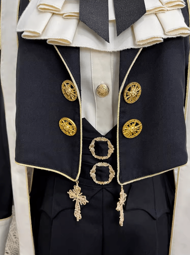 Prayer Prince Gothic Elegant Set - LolitaEraShirt + Coat + Pants(Set Special Offer)SBlackPrayer Prince Gothic Elegant Set