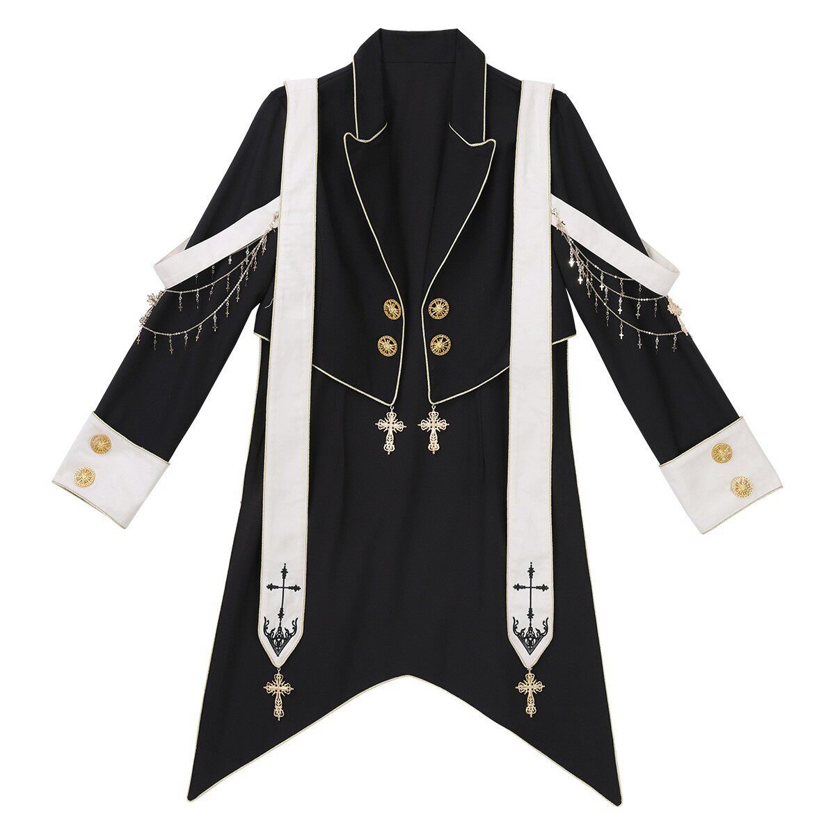 Prayer Prince Gothic Elegant Set - LolitaEraCoatSBlackPrayer Prince Gothic Elegant Set