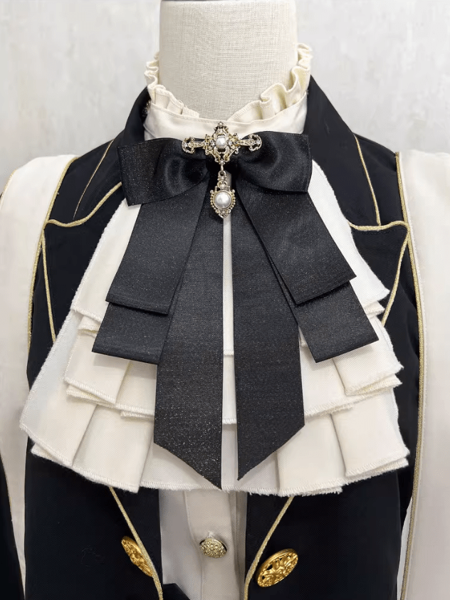 Prayer Prince Gothic Elegant Set - LolitaEraShirt + Coat + Pants(Set Special Offer)SBlackPrayer Prince Gothic Elegant Set