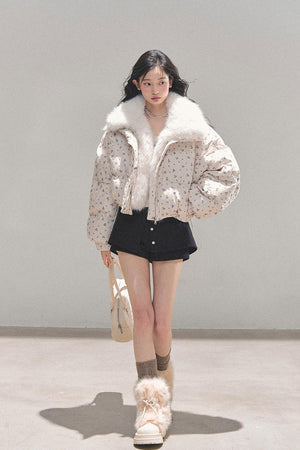 Premium Duck Down Thickened Winter Puffer Jacket LE1161 - LolitaEraWhiteSPremium Duck Down Thickened Winter Puffer Jacket LE1161