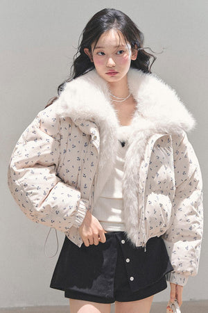 Premium Duck Down Thickened Winter Puffer Jacket LE1161 - LolitaEraWhiteSPremium Duck Down Thickened Winter Puffer Jacket LE1161