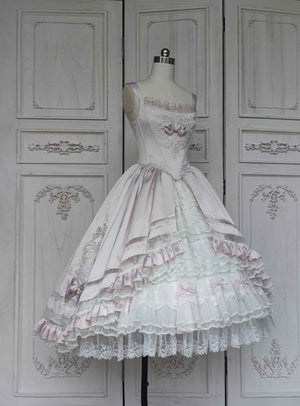 Promise of the Rose Lolita Bride JSK - LolitaEraWhite SetSPromise of the Rose Lolita Bride JSK