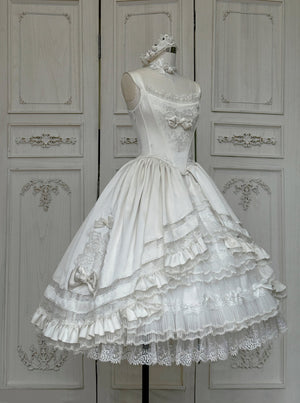 Promise of the Rose Lolita Bride JSK - LolitaEraWhite SetSPromise of the Rose Lolita Bride JSK