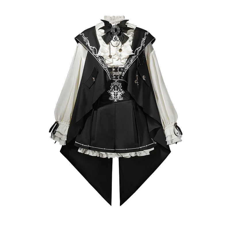 Genuine suspenders, summer set, Lolita style