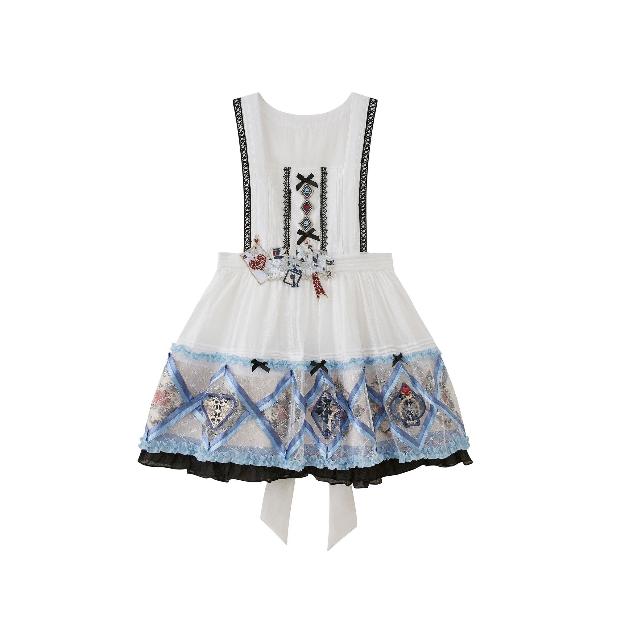 Rabbit Hole Dream Hanfu Element Lolita Princess Dress - LolitaEraWhite JSKSRabbit Hole Dream Hanfu Element Lolita Princess Dress