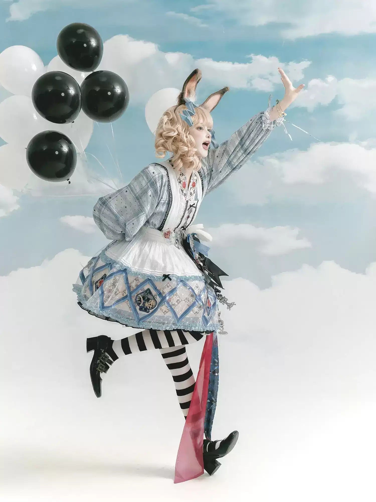 Rabbit Hole Dream Hanfu Element Lolita Princess Dress - LolitaEraBlue TopSRabbit Hole Dream Hanfu Element Lolita Princess Dress