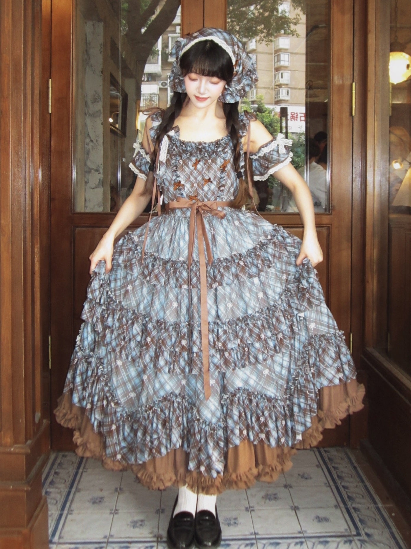 Raspberry Bubble Sweet Lolita Tiered Cake JSK Dress - LolitaEra