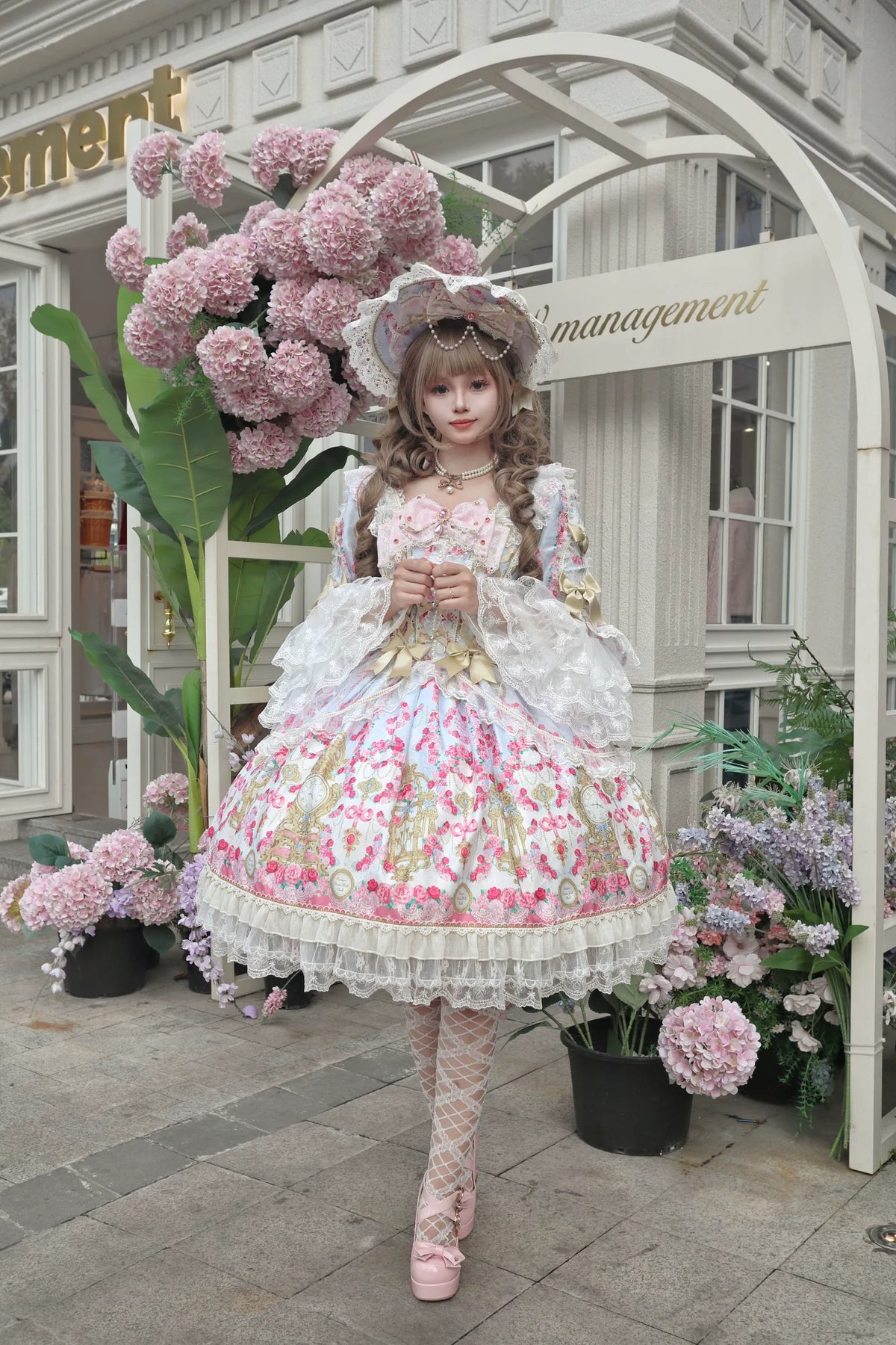 Genuine design cute long-sleeve, Lolita style, Lolita OP