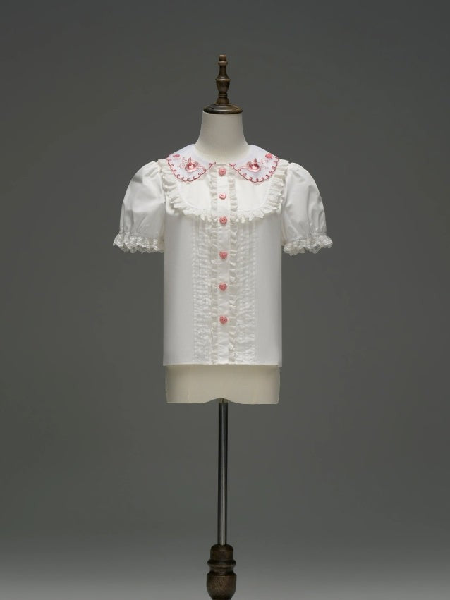 Rose Wall Sweet Lolita OP JSK Suspender Dress - LolitaEra