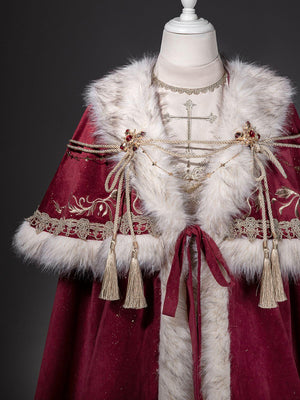 Royal Coronation Long Sleeve OP & Cape Set - LolitaEraDressSRoyal Coronation Long Sleeve OP & Cape Set