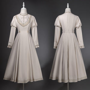 Royal Coronation Long Sleeve OP & Cape Set - LolitaEraDressSRoyal Coronation Long Sleeve OP & Cape Set