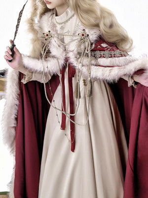 Royal Coronation Long Sleeve OP & Cape Set - LolitaEraDressSRoyal Coronation Long Sleeve OP & Cape Set