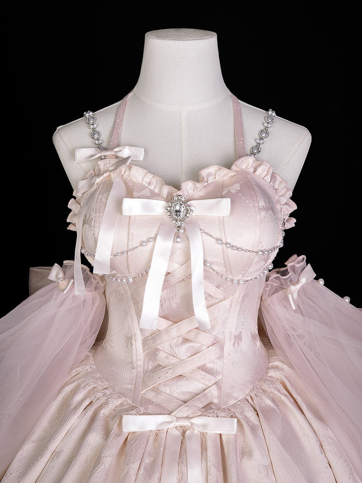 Runaway Sweetheart Princess Lolita Dress - LolitaEraDress + Sleeve SetPinkSRunaway Sweetheart Princess Lolita Dress