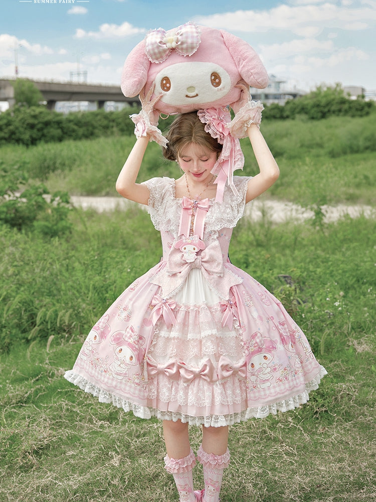 My Melody Collaboration Series Open Front OP Dress