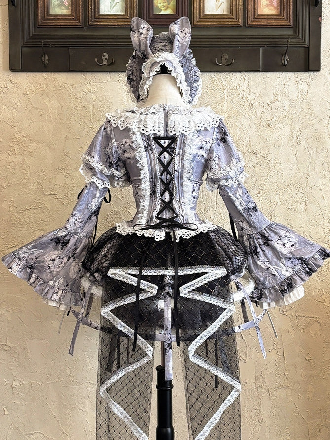 Castle Bunny Black Accessory Full Set