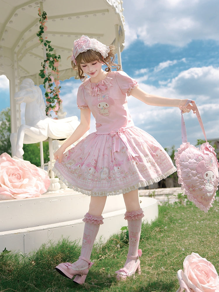 My Melody Collaboration Series Red & Pink Platform Shoes
