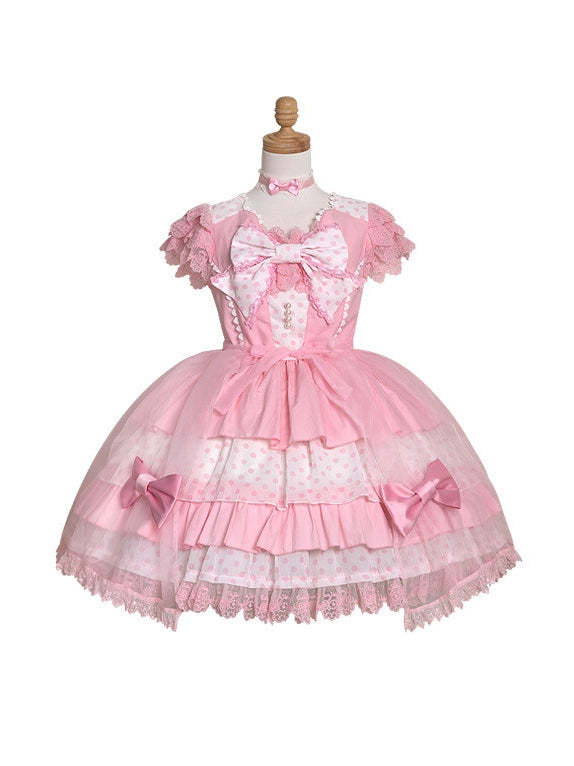 Candy Blog Lolita Pink OP Dress