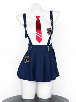 Seaside Breeze Academy - style Uniform - LolitaEraBlueMSeaside Breeze Academy - style Uniform