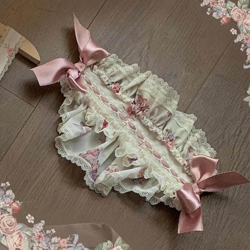 Secret Garden Lolita Pink JSK Dress LE1204 - LolitaEraPink JSKSSecret Garden Lolita Pink JSK Dress LE1204