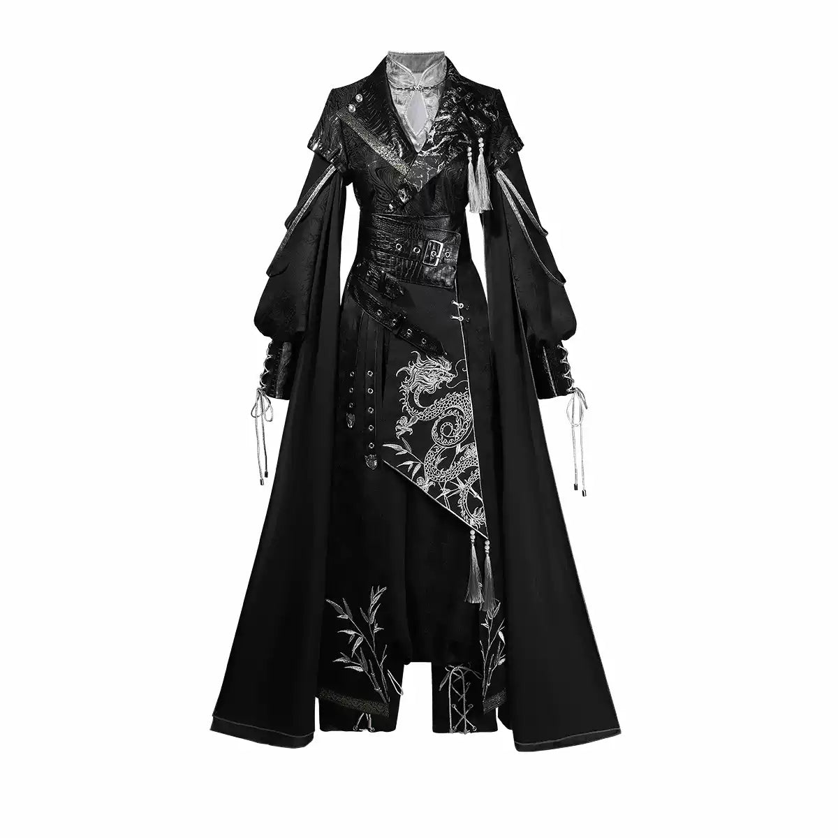 Shadow Dragon Hidden Depths Hanfu Modern Han Element Set Spring Autumn