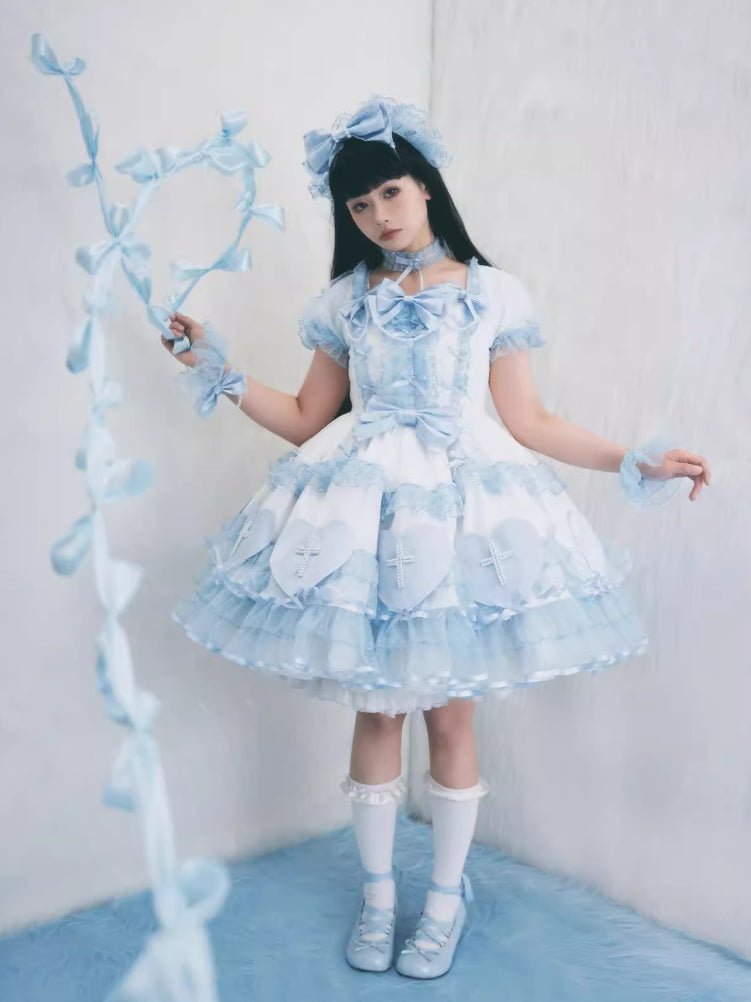 Showa Cross Lovers · Blue White - LolitaEraBlue DressSShowa Cross Lovers · Blue White