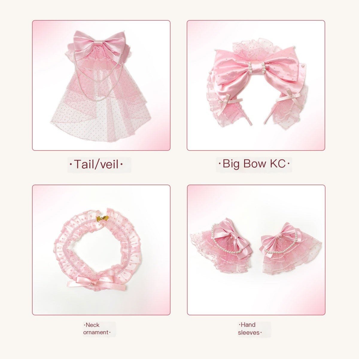 Showa Cross Lovers · Pink White - LolitaEraAccessoriesSShowa Cross Lovers · Pink White