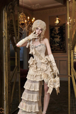 Slavic Heiress Gothic Set LE1210 - LolitaEraCloakSSlavic Heiress Gothic Set LE1210