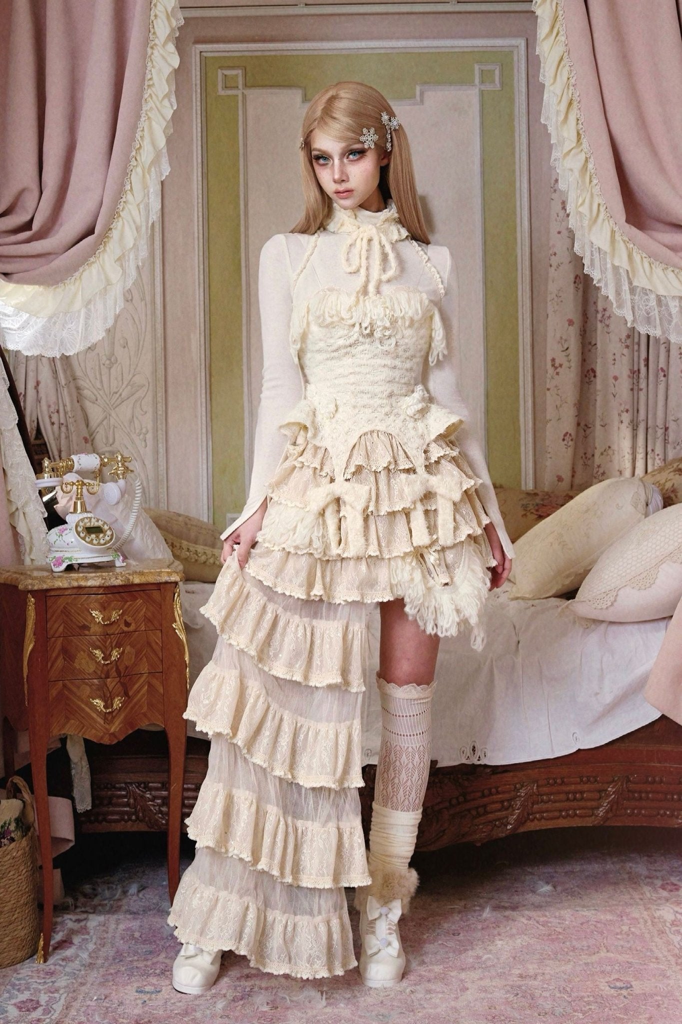 Slavic Heiress Gothic Set LE1210 - LolitaEraCloakSSlavic Heiress Gothic Set LE1210