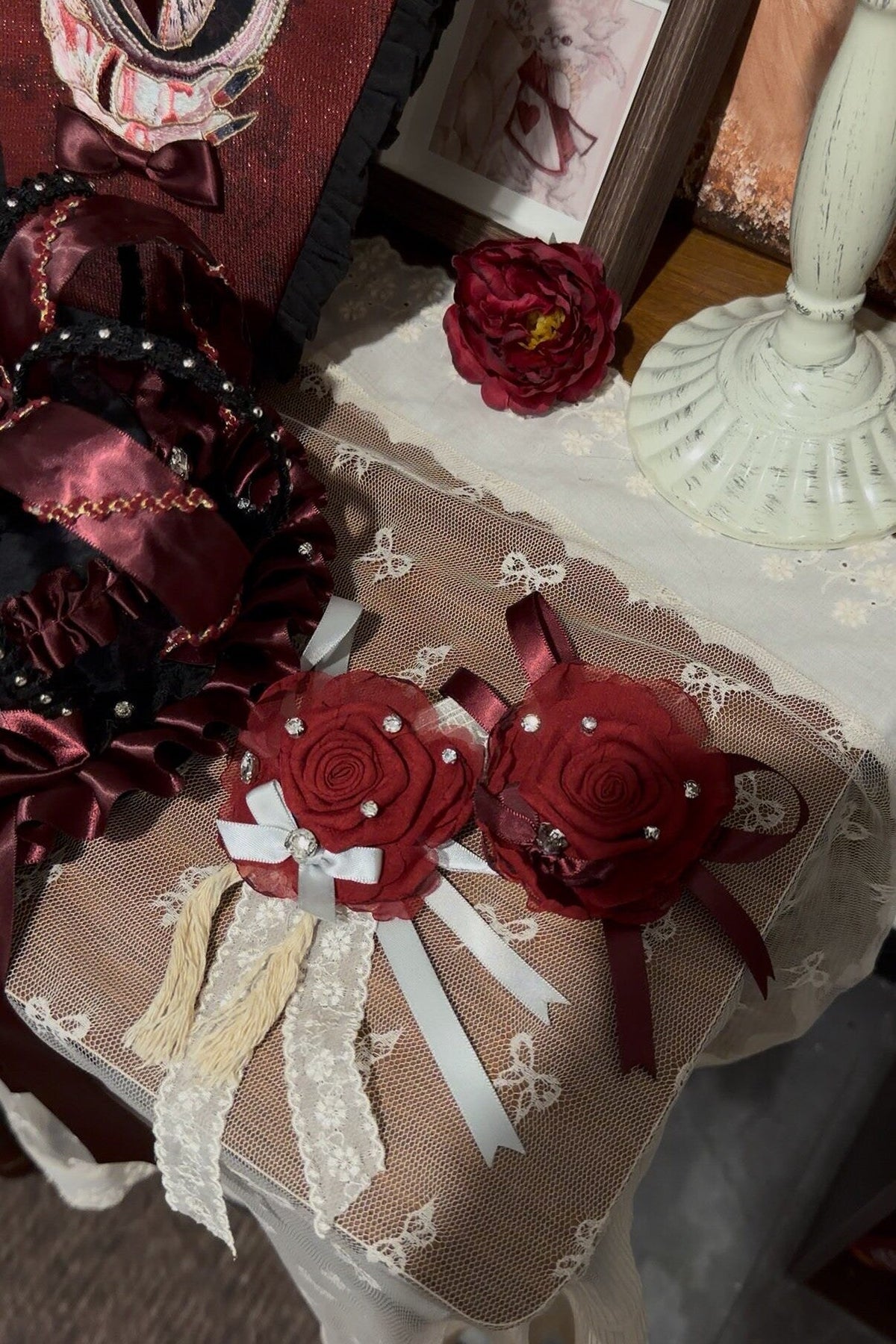 Sleeping Beauty Gothic Lolita Accessories Set - LolitaEra