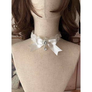 Snow Feather Lolita White Wedding JSK Dress 1310 - LolitaEraBlack JSKSSnow Feather Lolita White Wedding JSK Dress 1310