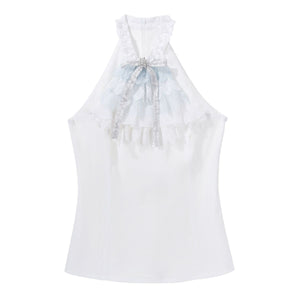 Snow Lily Elegant Lolita Separate Set LE1129 - LolitaEraTop+Skirt+Sleeves SetSSnow Lily Elegant Lolita Separate Set LE1129