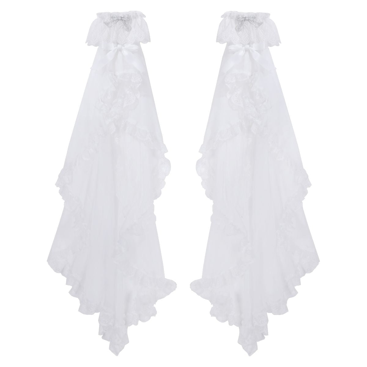 Snow Lily Elegant Lolita Separate Set LE1129 - LolitaEraTop+Skirt+Sleeves SetSSnow Lily Elegant Lolita Separate Set LE1129
