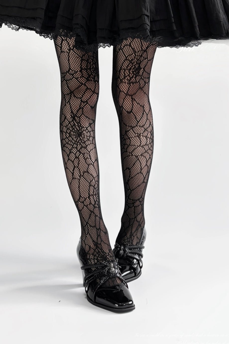 Spider Queen Dark Gothic Heels LE5116 - LolitaEraBlack Set35Spider Queen Dark Gothic Heels LE5116