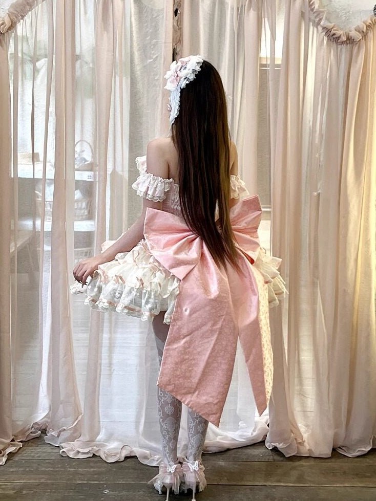Spring Romance Princess Mint Green JSK - LolitaEraGreen Dress+BowSSpring Romance Princess Mint Green JSK