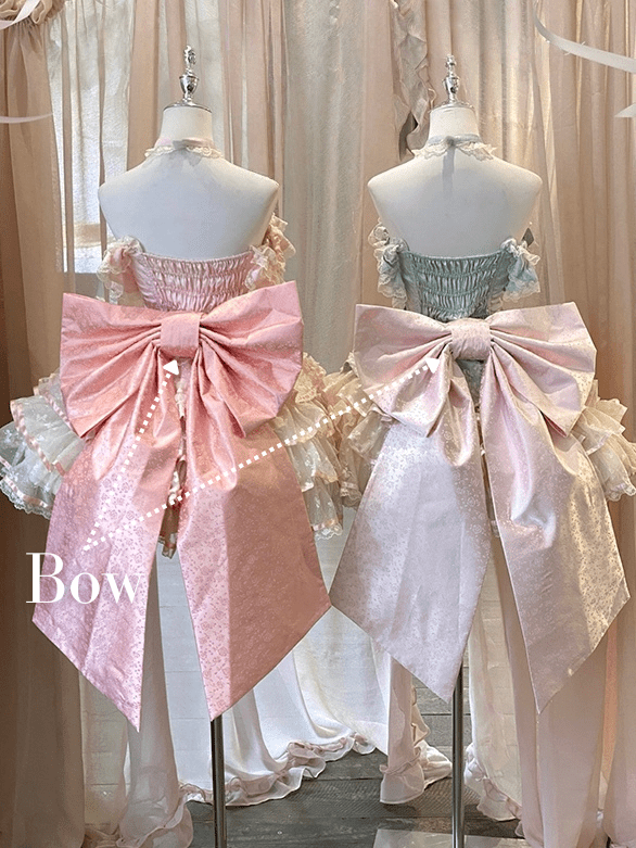 Spring Romance Princess Mint Green JSK - LolitaEraGreen Dress+BowSSpring Romance Princess Mint Green JSK