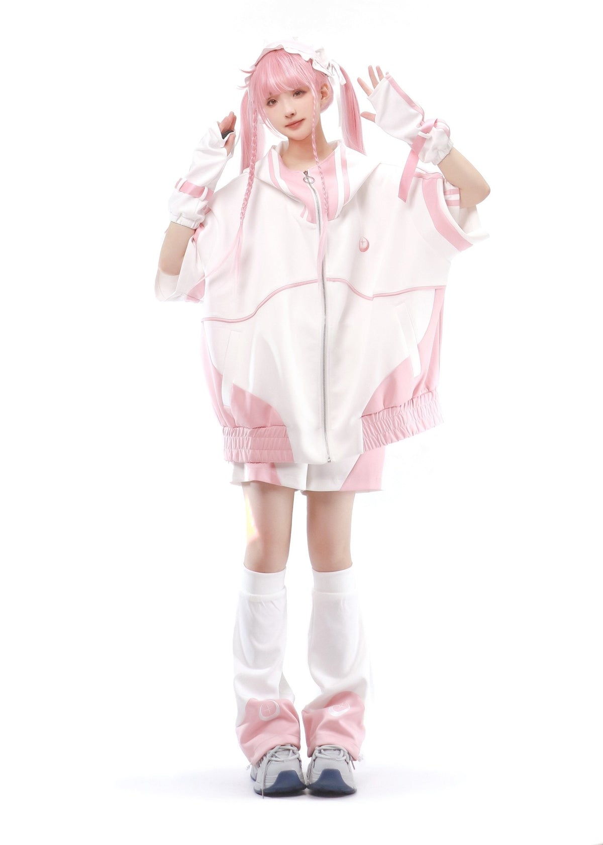 Star Signal Anime Techwear Short-Sleeve Set with Accessories - LolitaEra