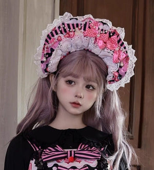 Strawberry Parfait Sweet Lolita Princess Dress 1338 - LolitaEraBlack DressSStrawberry Parfait Sweet Lolita Princess Dress 1338