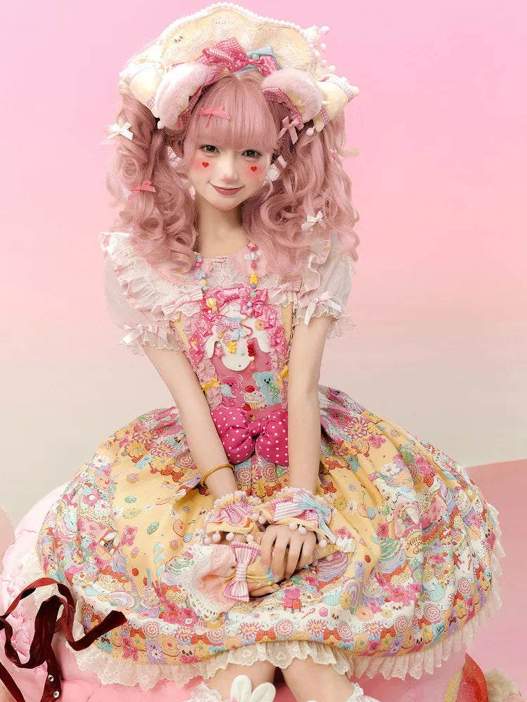 In-stock Chemist Sweet Candy House Pinafore JSK