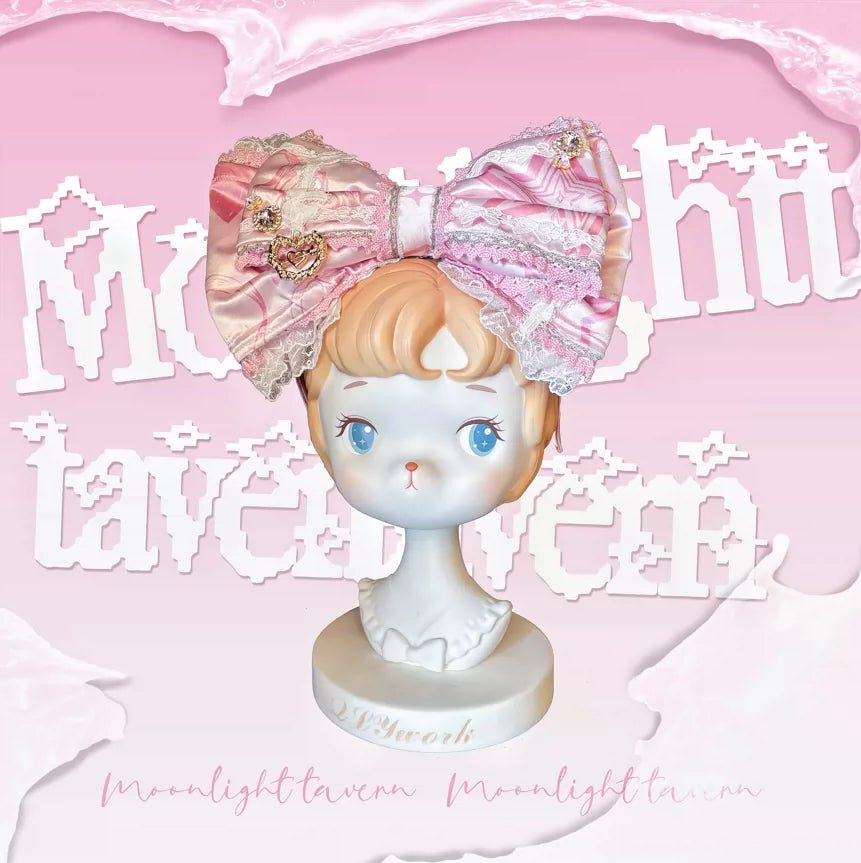 Sweet Fish Bone Print Ruffle Lolita JSK Dress - LolitaEra