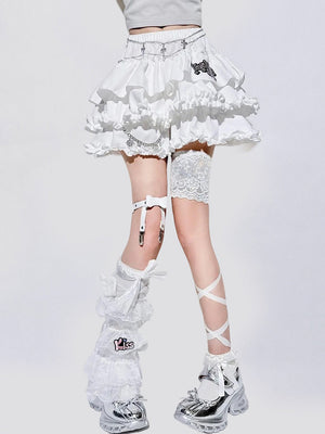 Sweet Puff A - Line Mini Skirt - LolitaEraStockingsSSweet Puff A - Line Mini Skirt