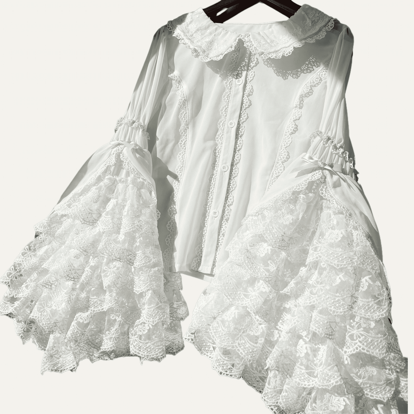 Lolita Doll Aesthetic Hime Sleeve Blouse LE1039