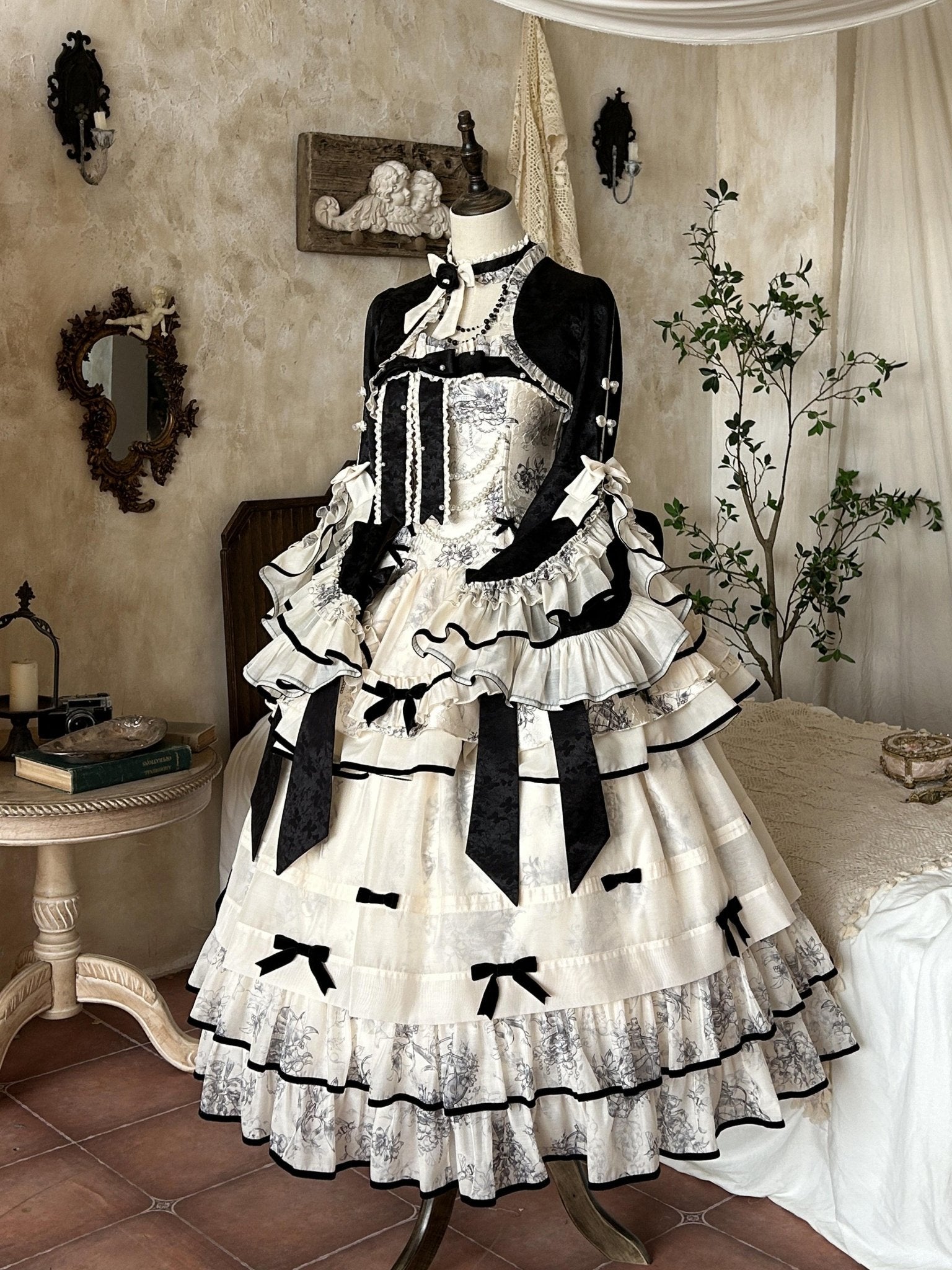 To Brandy French Noble Lolita JSK - LolitaEraJSKSTo Brandy French Noble Lolita JSK