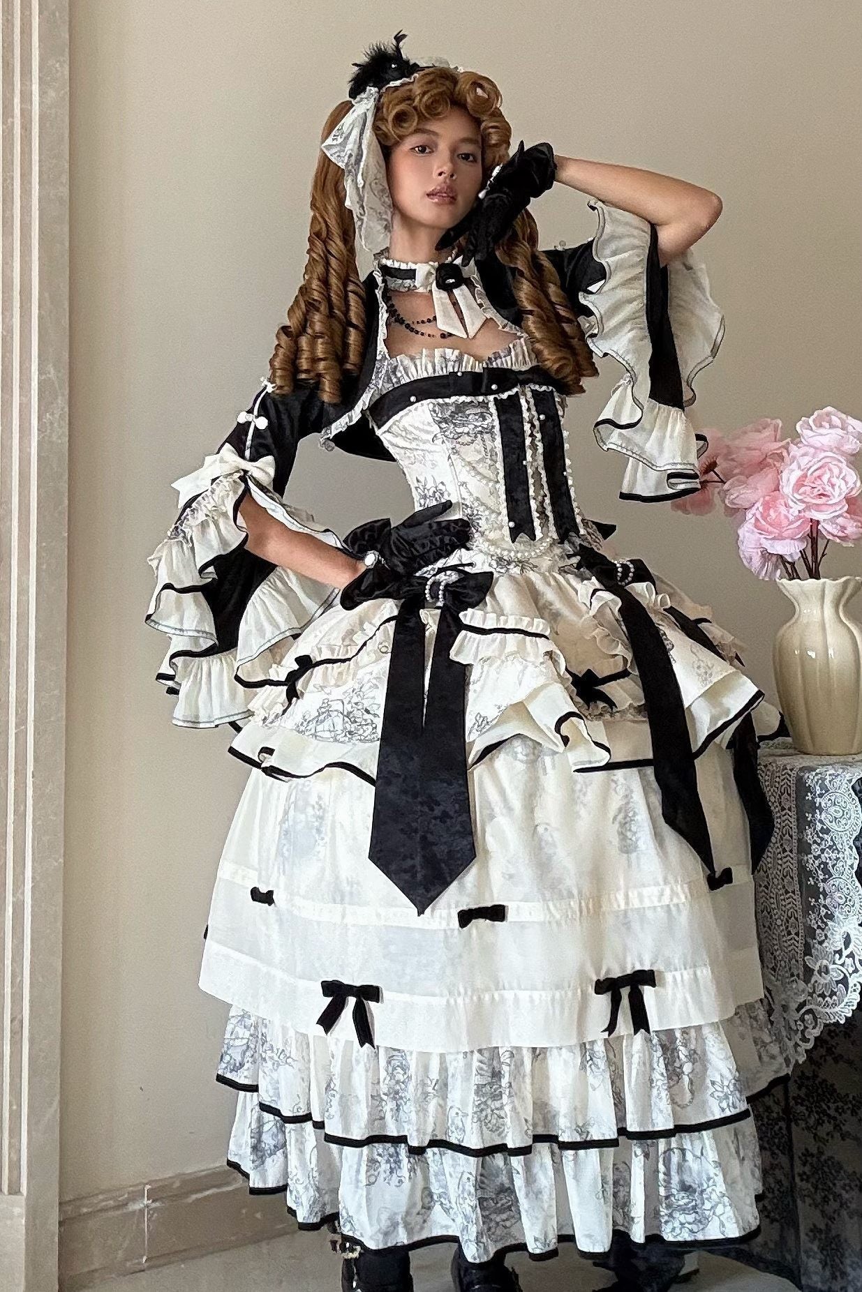 To Brandy French Noble Lolita JSK - LolitaEraJSKSTo Brandy French Noble Lolita JSK