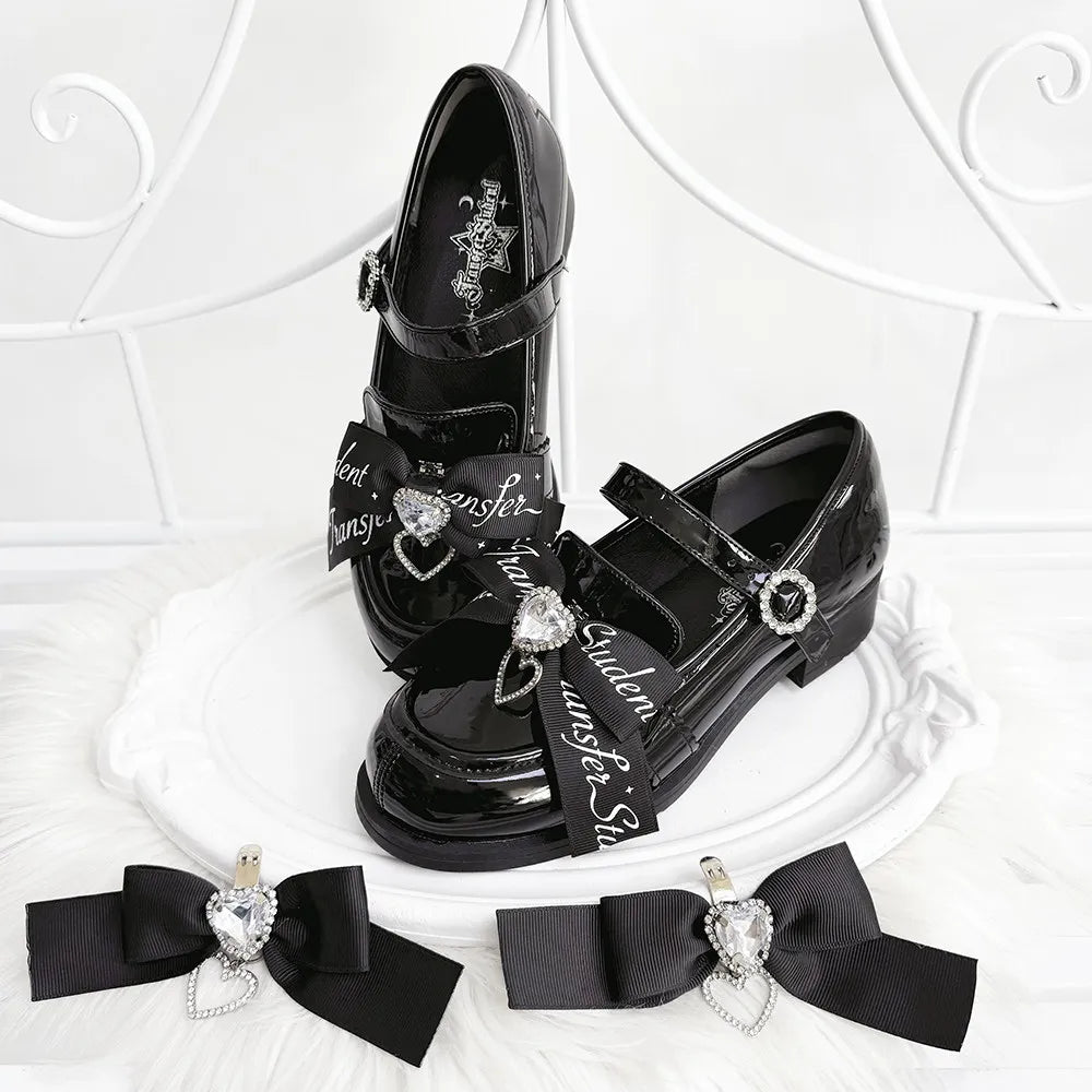 Genuine Japanese Mary Jane shoes with a strap, low heel