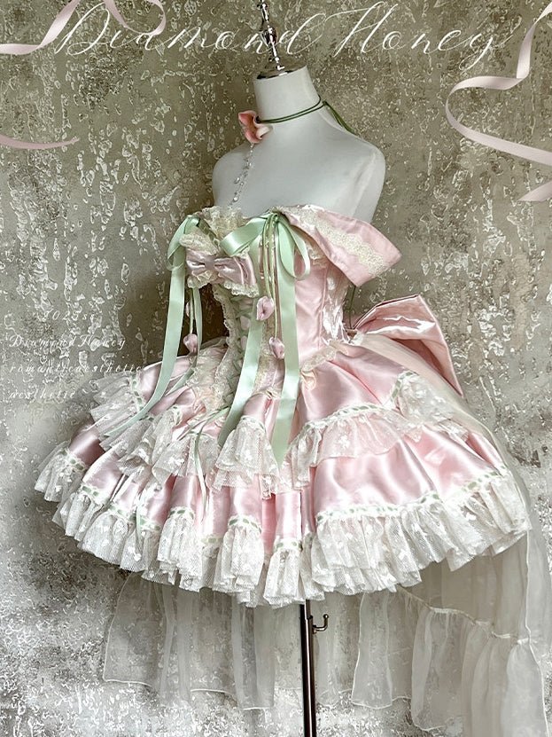 Tulip Melody Off-the-Shoulder Dress - LolitaEra