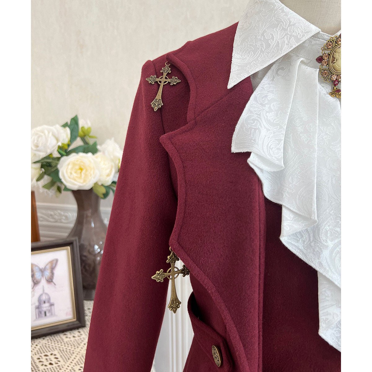 Vampire Count Dark Gothic Prince Set - LolitaEraShirt + Pants + CoatSVampire Count Dark Gothic Prince Set