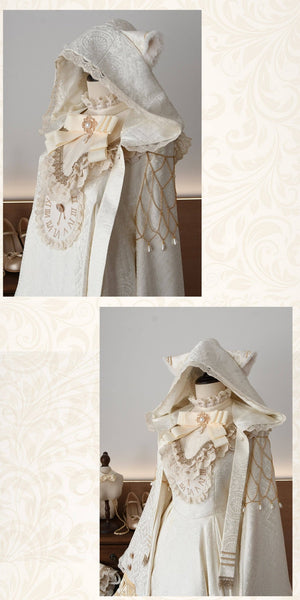 Wheel of Reincarnation Platinum SP Edition Lolita OP Dress - LolitaEraBeige SetSWheel of Reincarnation Platinum SP Edition Lolita OP Dress