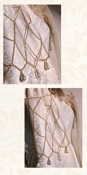 Wheel of Reincarnation Platinum SP Edition Lolita OP Dress - LolitaEraBeige SetSWheel of Reincarnation Platinum SP Edition Lolita OP Dress