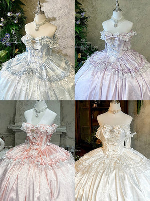 White Moonlight Lover Formal Dress - LolitaEraWhiteSWhite Moonlight Lover Formal Dress