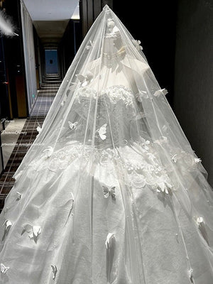 White Moonlight Lover Formal Dress - LolitaEraWhite VeilSWhite Moonlight Lover Formal Dress